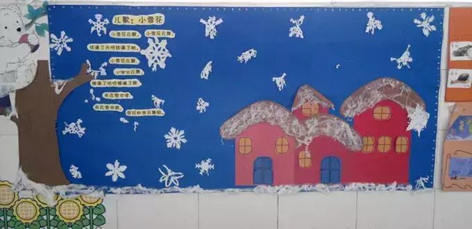幼儿园冬季主题墙