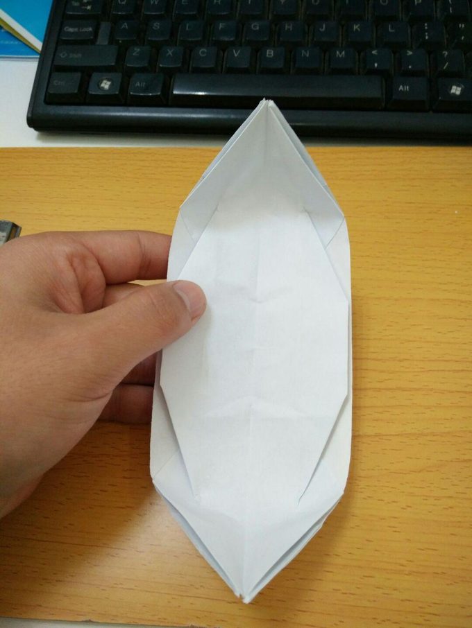 折纸船步骤图片