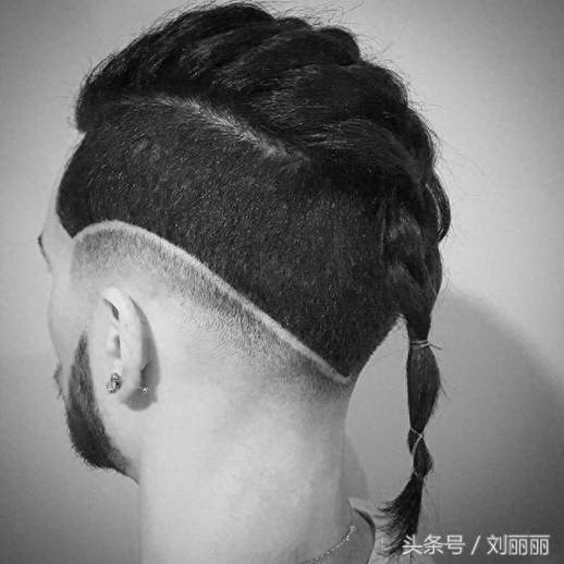 男士小辫子发型图片