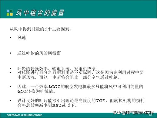 风力发电的原理 风力发电系统的组成