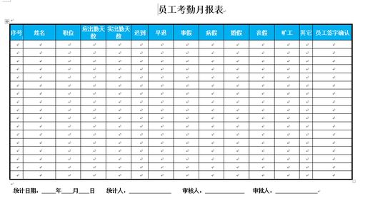 告别画表格